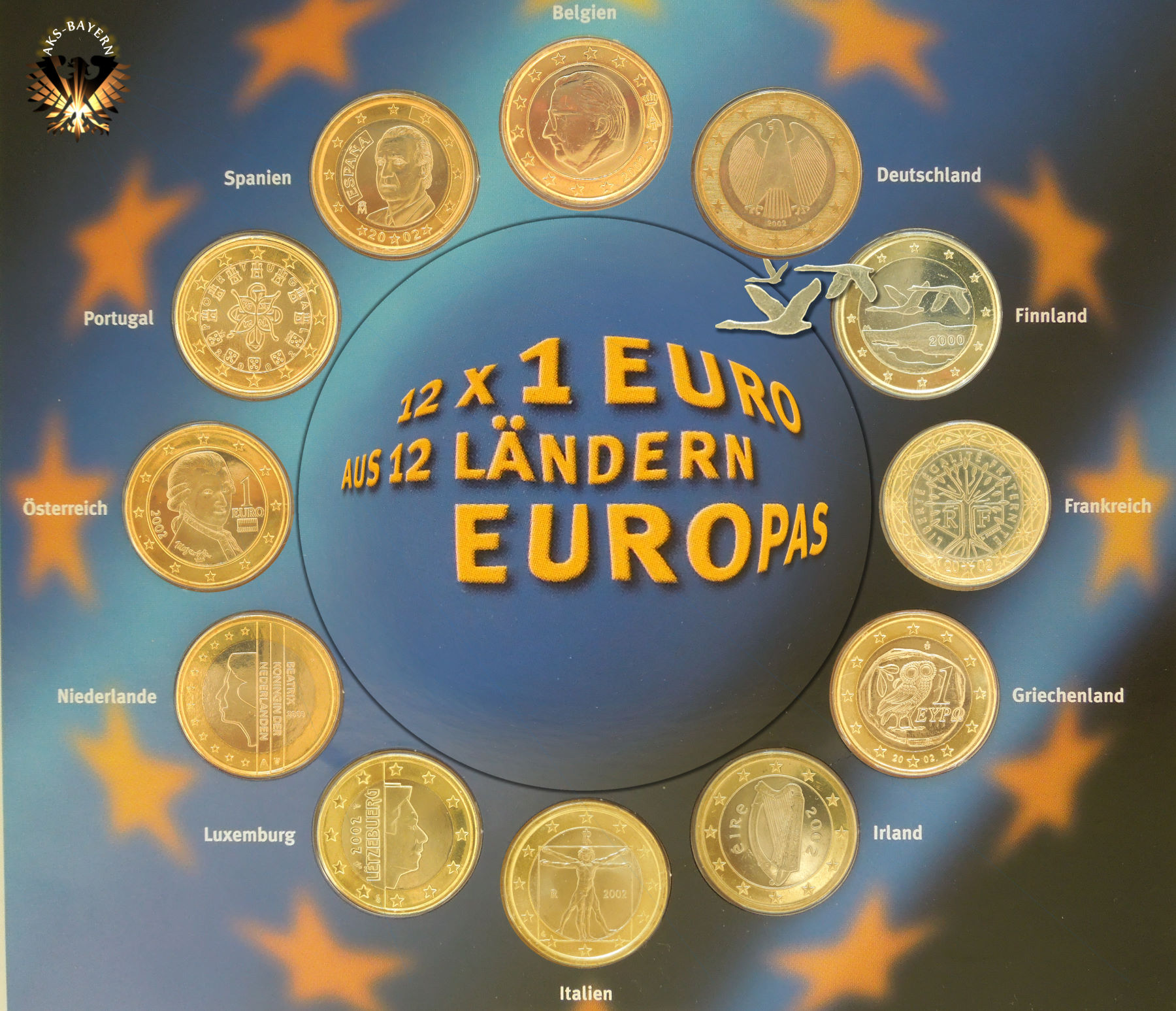 Münzkatalog Euro Münzen / € - Die Euroumstellung