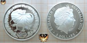 Australien Münze, Sydney 2000 Olympiade, 5 Dollars  