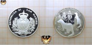 Iltis, 500 Lire, 1993, San Marino, Gefährdete  Vorschaubild