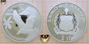 10 Tala 1994, Samoa i Sisifo Münze,  Vorschaubild