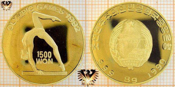 1500 Won, Nodkorea, 1990, Olympische Spiele 1992