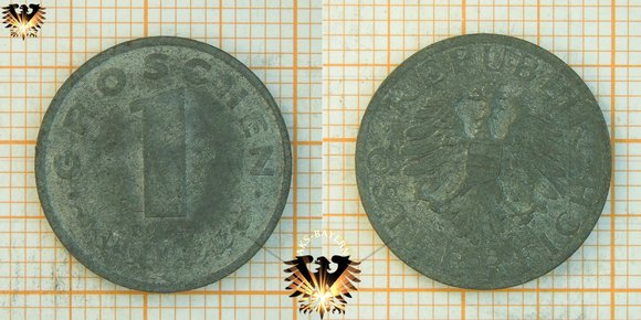 Österreich: 1 Groschen, 1947, nominal, Umlaufmünze