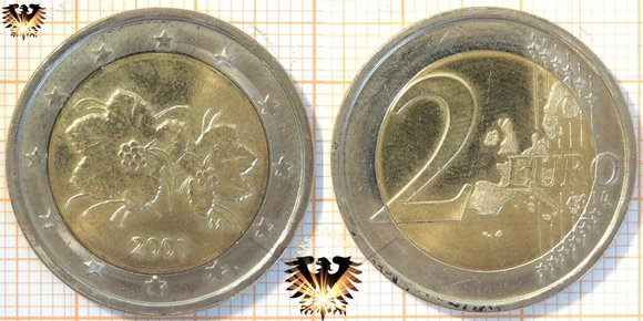 2 Euro, Finnland, 2001, nominal © aukauf.de 