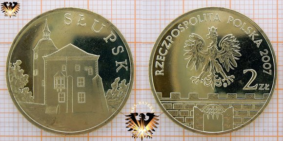 Münze: 2 Złote, Polen, 2007, Slupsk © aukauf.de 