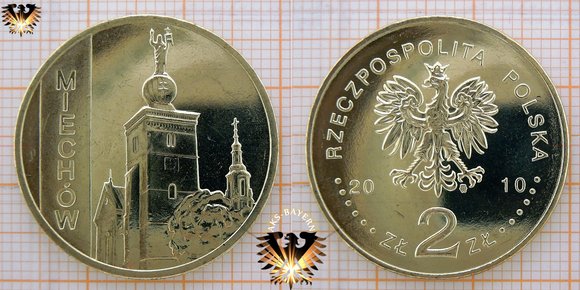 2 Złote / Zloty die Wallfahrtskirche von Miechow