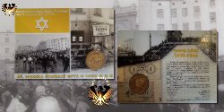 Blisterkarte zur 2 Zloty Sondermünze aus dem Jahr 2009. Motiv: Bilder und Photos des Ghetto´s Litzmannstadt