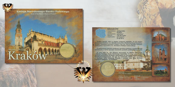 2 Zloty Gedenkmünze von 2011 im farbenfrohen Blister, Photos des Klosters und Münze