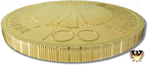 Decodierhilfe zur Ermittlung der Prägestätten, 100 Euro Goldmünze FIFA Fußball Weltmeisterschaft 2006