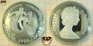 1 Dollar, Canada Dollar, 1983, Elizabeth II,  Vorschaubild
