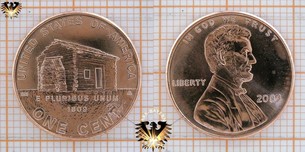 1 Cent, USA, 2009, Lincoln Bicentennial, birth  Vorschaubild