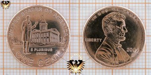 1 Cent, USA, 2009, D, Lincoln Bicentennial,  Vorschaubild