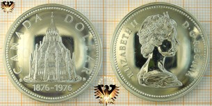 1 Dollar, Canada Dollar, 1976, Elizabeth II,  Vorschaubild