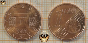 1 Euro-Cent, Malta, 2008,  Vorschaubild