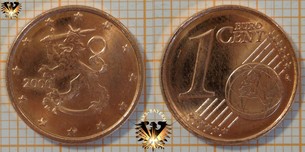 1 Euro-Cent, Finnland, 2000,  Vorschaubild