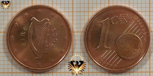 1 Euro-Cent, Irland, 2002,  Vorschaubild