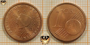 1 Euro-Cent, Niederlande, 2000,  Vorschaubild