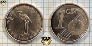 1 Euro-Cent, Slowenien, 2007,  Vorschaubild