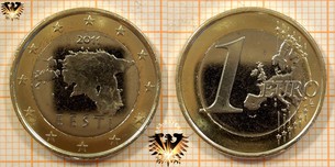 1 Euro, Estland, 2011, nominal