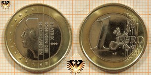 1 Euro, Niederlande, 1999, nominal, Königin Beatrix   Vorschaubild