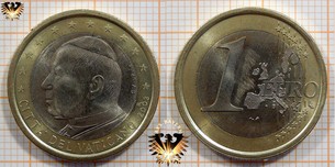 1 Euro, Vatikan, 2003, Citta del Vaticano,  Vorschaubild