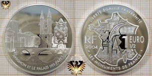 1,5 Euro, Frankreich, 2004, Sehenswürdigkeiten in Frankreich,  Vorschaubild