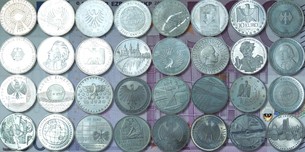 10 Euro Münzen auf einen Blick |  Vorschaubild