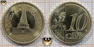 10 Euro-Cent, Slowenien, 2007,  Vorschaubild