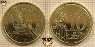 10 Euro-Cent, Zypern, 2008,  Vorschaubild