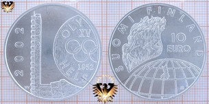 10 €, Finnland, 2002, Olympische Sommerspiele Helsinki