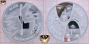 10 €, Finnland, 2006, Frauenwahlrecht  Vorschaubild