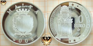 Malta 10 Euro 2008 Silber  Vorschaubild