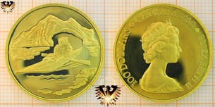 100 Golddollar 1980 Canada Eskimo Goldmünze -  Vorschaubild