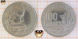 100 Francs, 1954, Frankreich, Nominalmünze, 4. Republik  Vorschaubild