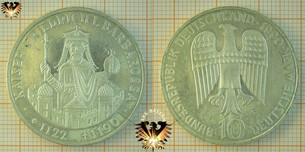 10 DM, BRD, 1990 F, Kaiser Friedrich I. Barbarossa, 1122-1190