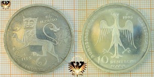 10 DM, BRD, 1995 F, HEINRICUS - DVX BAVARIE - ET SAXONIE