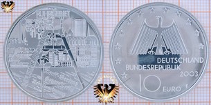 10 €, BRD, 2003 F, Industrielandschaft  Vorschaubild