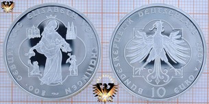 10 €, BRD, 2007 A, 800. Geburtstag  Vorschaubild