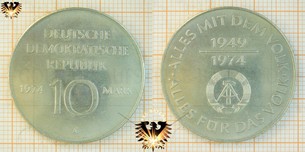 10 Mark, DDR, 1974, Alles mit dem  Vorschaubild