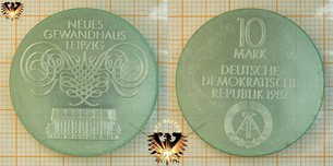 10 Mark, DDR, 1982, Neues Gewandhaus  Vorschaubild