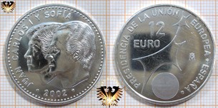 12 Euro, Spanien, 2002, Spanische Präsidentschaft im  Vorschaubild