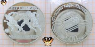 500 Forint 1981, Ungarn, 1982 Labdarugo Vilagbajnoksag,  Vorschaubild