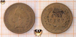 1 Cent, USA, 1903, Indian Head, 1901-1909,  Vorschaubild
