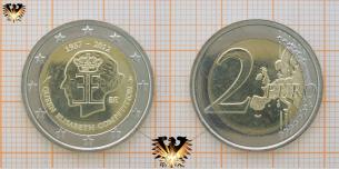 2 Euro, Umlaufmünze, Belgien, Queen Elisabeth Competition,  Vorschaubild