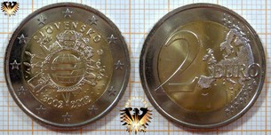 2 Euro, Slowakei, 2012, nominal, Sammlermünzen, 10  Vorschaubild