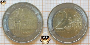 2 €, BRD, 2010, Gedenkmünze, A, D, F, G, J, Bundesländer, Bremen, Roland am Rathaus