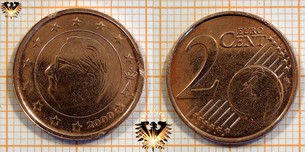 2 Euro-Cent, Belgien, 2000,  Vorschaubild