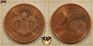 2 Euro-Cent, Monaco, 2001,  Vorschaubild