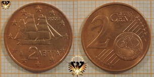 2 Euro-Cent, Griechenland, 2002,  Vorschaubild