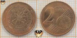 2 Euro-Cent, Österreich, 2002,  Vorschaubild