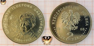 Münze: 2 Złote, Polen, 2005, Konstanty Ildefons Gałczyński 1905-1953